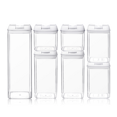 12 Pcs Acrylic Storage Jar Containers