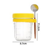 Overnight Oats Glass Jar | Pack of 4