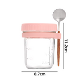 Overnight Oats Glass Jar | Pack of 4