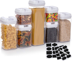 7 Pcs Acrylic Storage Jar Containers