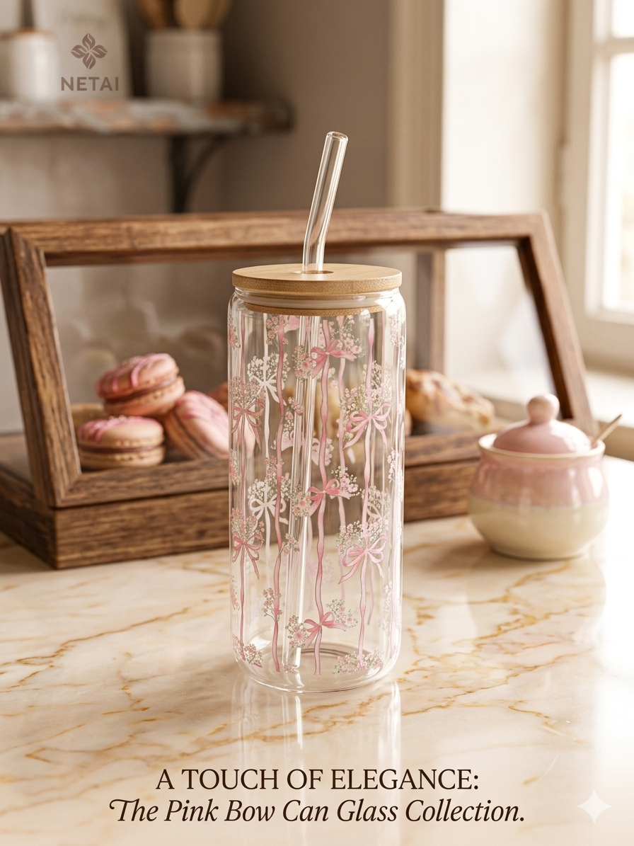 Bows & Bloom Libbey Cup | Drinking Glass