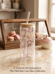 Bows & Bloom Libbey Cup | Drinking Glass