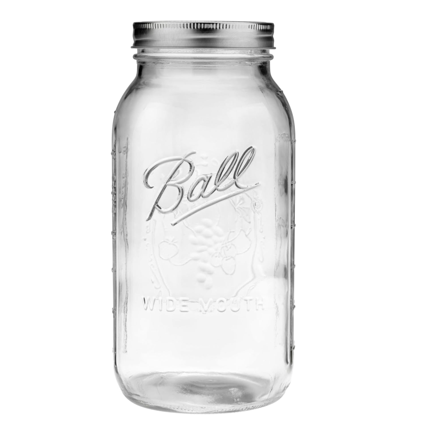 1 Litre Mason Jar
