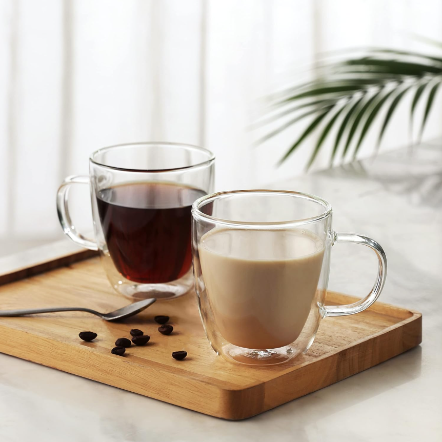 Double Wall Glass Mug | 350 mls