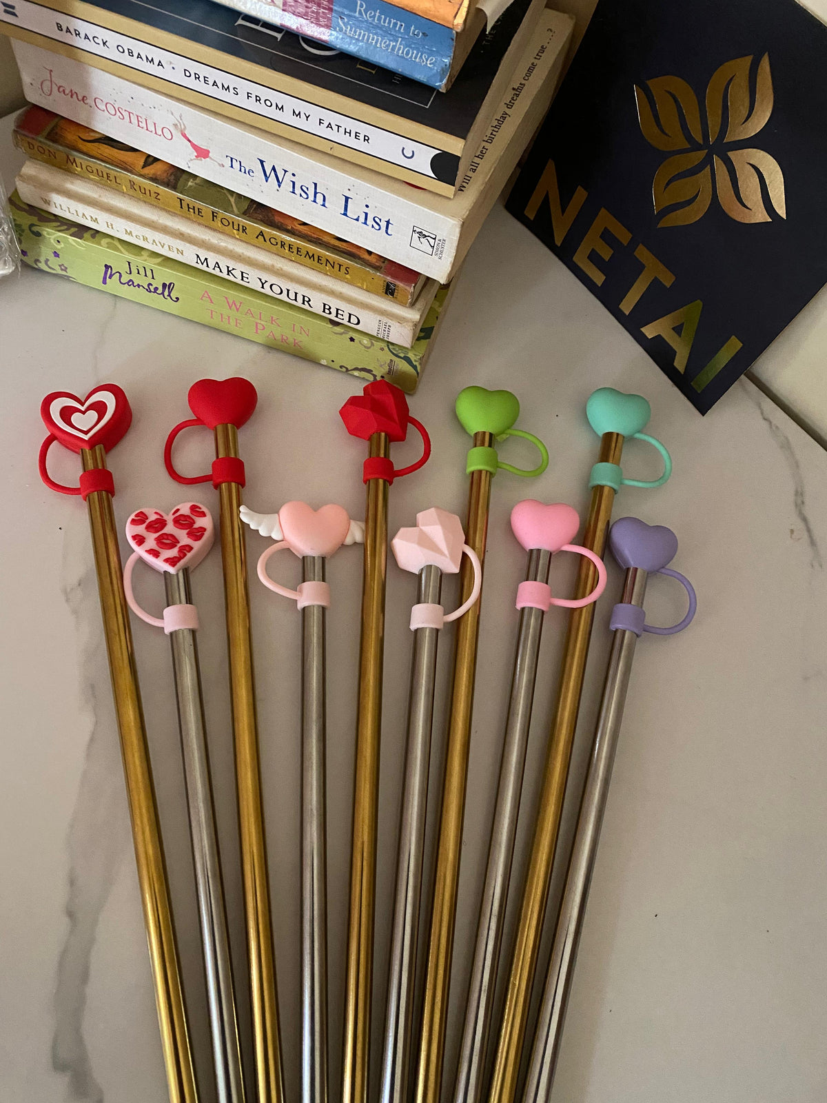 Heart Straw Topper